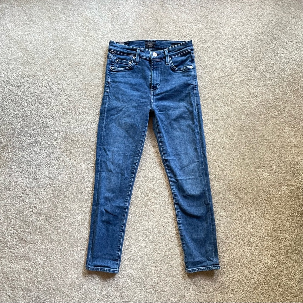 Citizens of Humanity Rocket Crop Petite High Rise Skinny Jeans